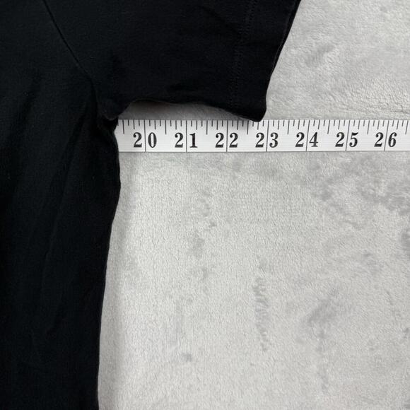 Jordan Flight Black Tee Chrome Jumpman Graphic Flower Logo Men Size M Y2K Street - Picture 8 of 8